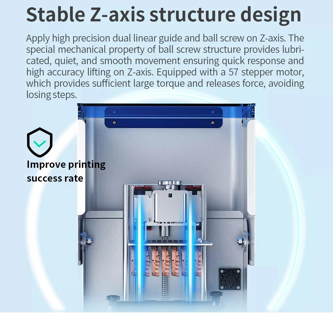 Good Threebody 2021 New Design Desktop Big Size LCD UV DLP 3D Printer Dental 3D Resin Printer