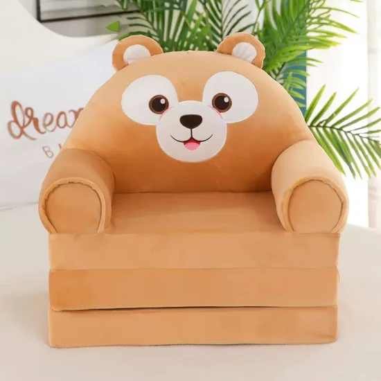 Lit de fauteuil de dossier de sofa des enfants ′ S avec la poche et la poignée