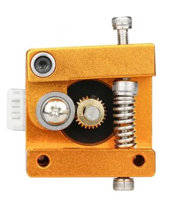 Accessoires d'imprimante 3D Mk8 Gold Extruder avec manchon en cuivre Makerbot Single Spray Remote Short Distance 1.75mm